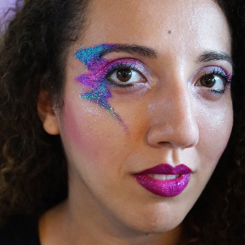 Unleash Your Inner Ziggy With Our 80s Glam Halloween Makeup Tutorial 👩🎤✨ - Unicorn Snot