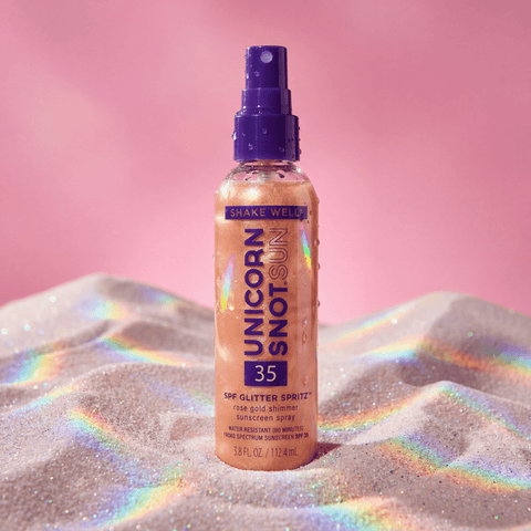 Unicorn Snot Rose Gold Glitter Spritz SPF 35 - SSUNI40